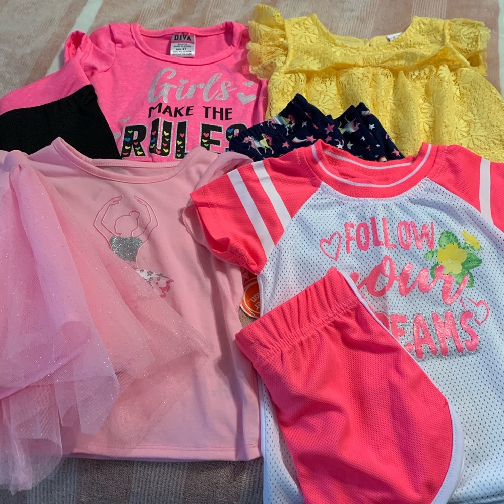 Sz 2T Girls Summer NWT BUNDLE